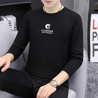 Camiseta Oversized de Algodón para Hombre - Manga Larga Suelta - Image 3