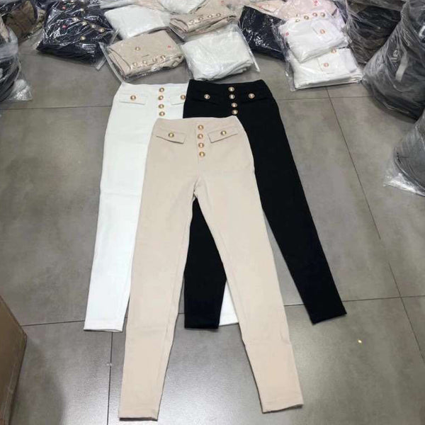Jeans Skinny Talle Alto Elástico Estilo Coreano Mujer