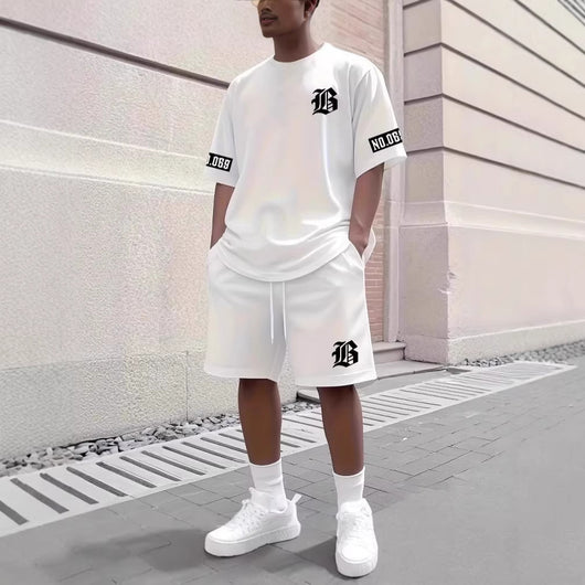 Conjunto Deportivo Casual para Hombre de Manga Corta