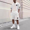 Men's Casual Short Sleeve Tracksuit