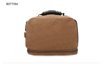 Mochila de Lona para Hombre - Backpack de Viaje y Trabajo con Compartimento Laptop - Image 17