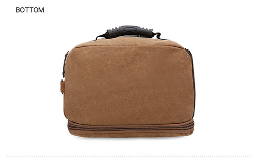 Mochila de Lona para Hombre - Backpack de Viaje y Trabajo con Compartimento Laptop - Image 17