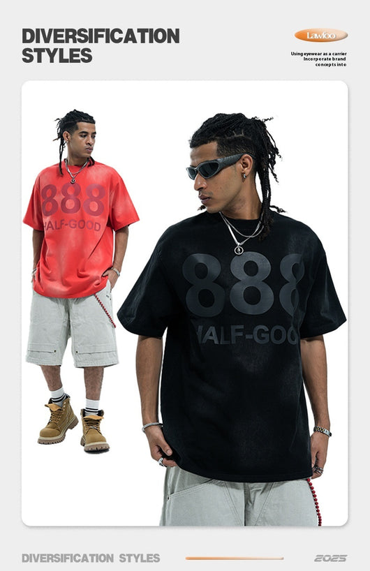 Camiseta Manga Corta Estampada para Hombre - Comodidad de Verano - Image 13