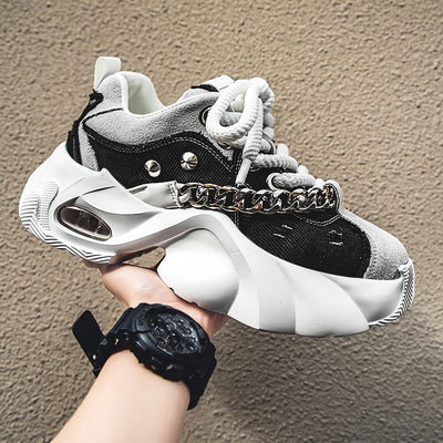Tenis Casuales Elevados para Hombre con Suela Gruesa - Image 8