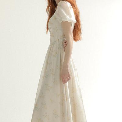 Vestido Vintage Cuadrado Elegante - Image 11