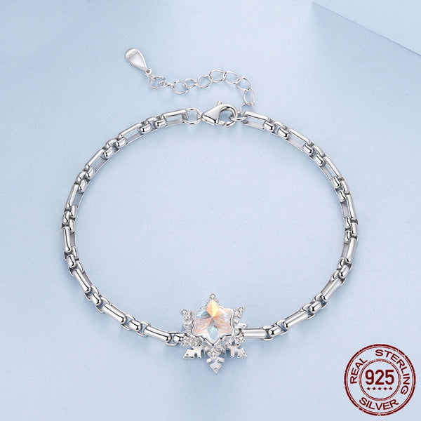 Pulsera de Plata 925 Cadena Minimalista Redonda