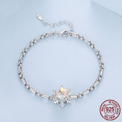 Pulsera de Plata 925 Cadena Minimalista Redonda