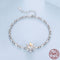 Pulsera de Plata 925 Cadena Minimalista Redonda