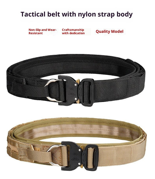 Cinturón Táctico Reforzado Multiusos de Doble Capa en Nylon - Image 15