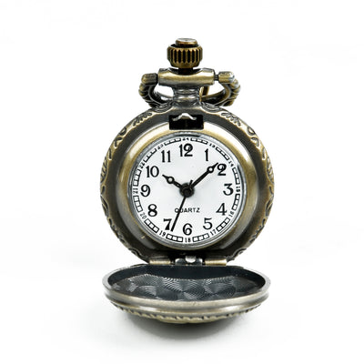 Reloj de Bolsillo Bronce con Rosa - Image 2