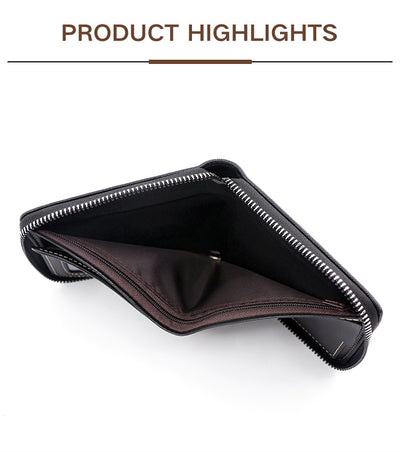 Billetera Hombre Tri-fold Capacidad Grande con Cadena y Múltiples Compartimentos - Image 13