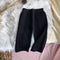 Pantalones Casuales de Punto Grueso para Niños - Corte Recto Pierna Ancha