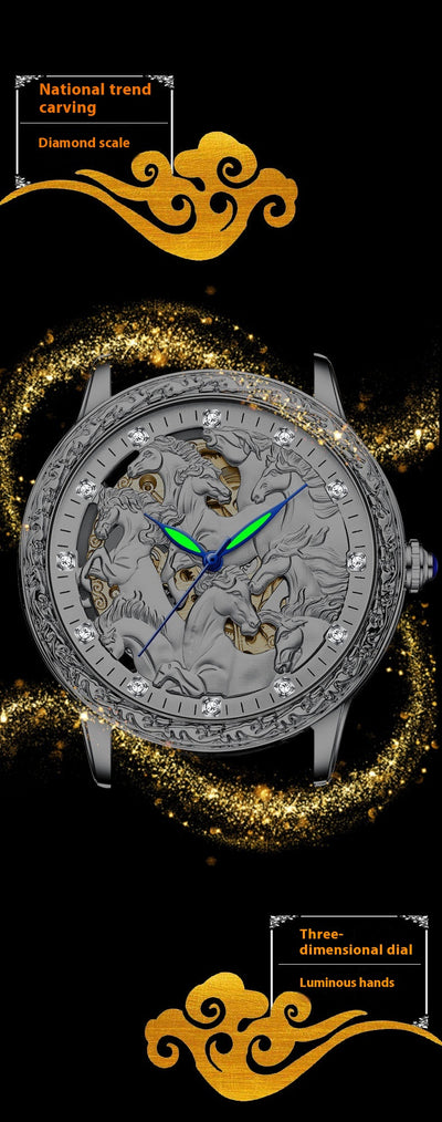 Reloj Mecánico Automático Calado Premium con Resistencia al Agua - Image 8