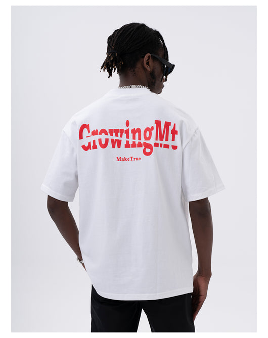 Playera Casual para Hombre con Estampado de Letras en la Espalda - Image 6