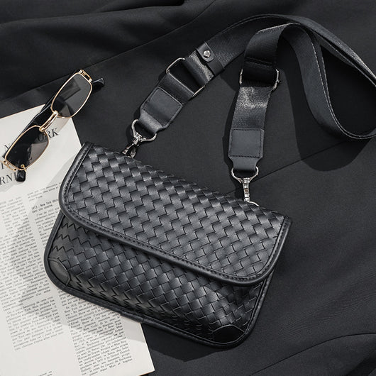 Bolso de Hombro Cuadros Piel Auténtica Estilo Urbano - Image 22