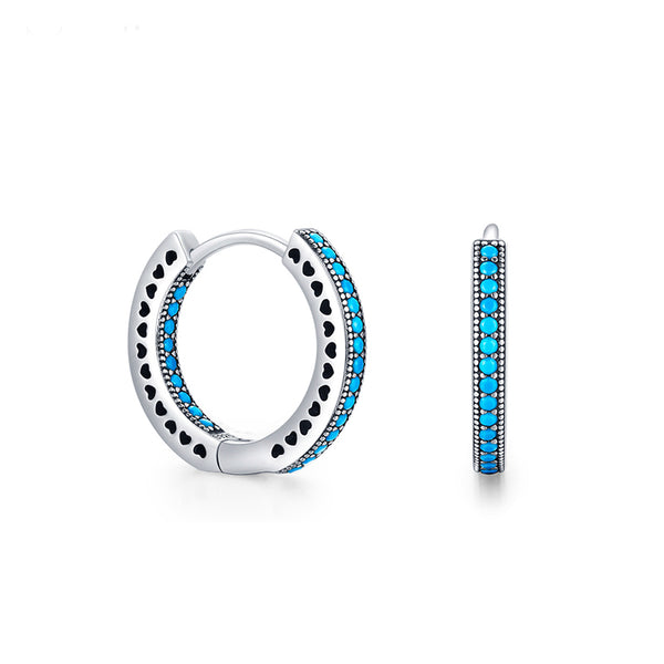 Aretes de Plata Esterlina con Turquesa Vintage - Diseño Minimalista - Image 3