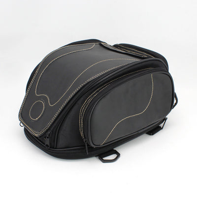 Bolsa Retro para Moto con Almacenamiento de Casco Impermeable - Image 11