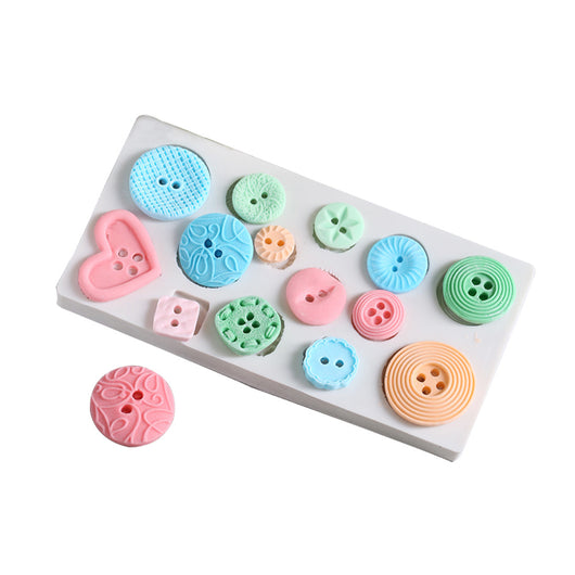 Molde de Silicona para Tortas Fondant Pace Button Dry - Image 7