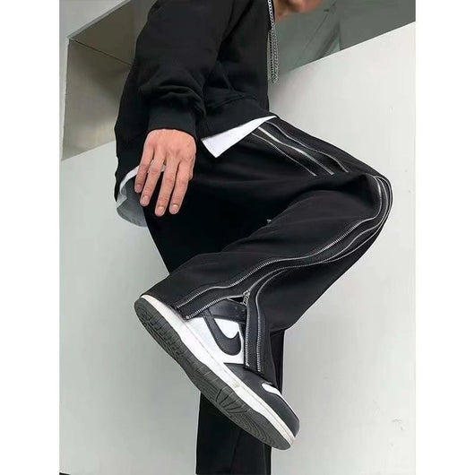 Pantalones Deportivos Hombre Cintura Alta Corte Relajado - Image 14