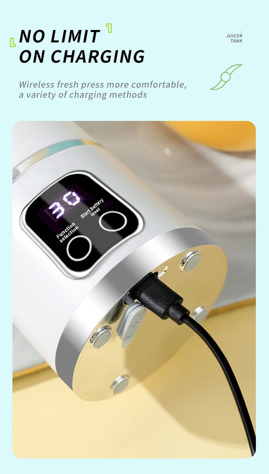 Exprimidor Portátil Recargable - Vaso Multifuncional para Jugos Frescos - Image 3