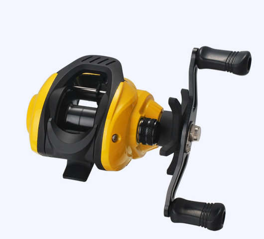 Carrete de Pesca Amarillo Luya con Rueda de Agua - Modificación Profesional - Image 18