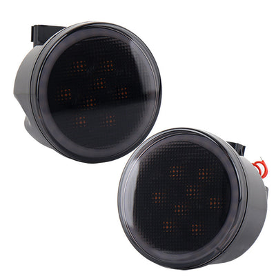 Luces LED de Rejilla Central para Wrangler con Señales de Giro y Advertencia - Image 9