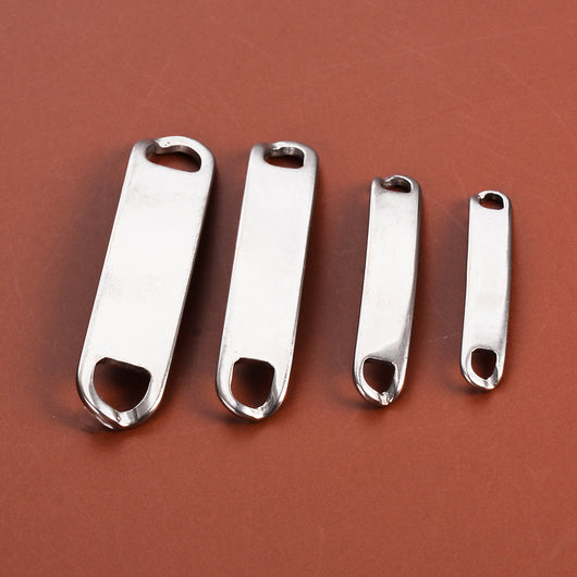 Conector de Pulsera Acero Inoxidable Placa Curva