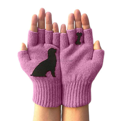 Guantes de Invierno Tejidos sin Dedos para Mujer - Image 6