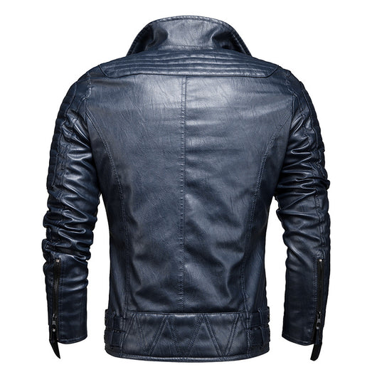 Chaqueta de Cuero PU para Motociclismo de Invierno - Image 11
