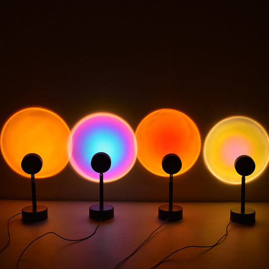 Lámpara Proyector de Atardecer: Luz Ambiental que Nunca Se Apaga