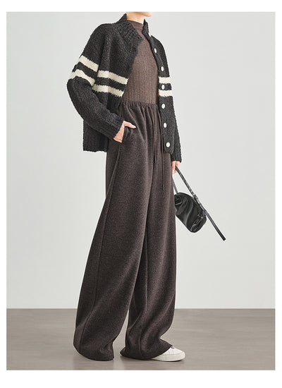 Pantalones de Jogger en Tweed Estampado - Mezcla de Lana Confortable - Image 17