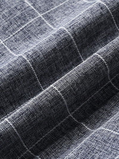Chaleco y Pantalón de Vestir a Cuadros para Hombre - Conjunto Ejecutivo de 2 Piezas - Image 16