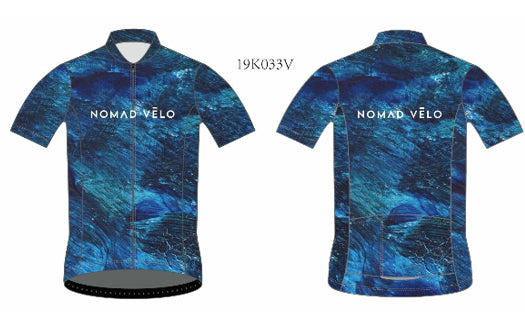 Maillot Ciclista Pacific Night Sky Blue Aero - Rendimiento Nocturno