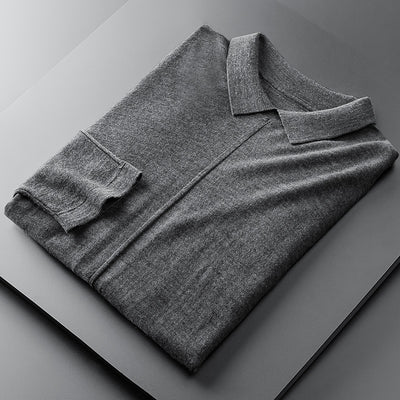Cardigan Ajustado para Hombre con Solapa - Suéter Base Primavera Otoño - Image 10