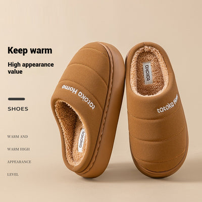 Zapatos de Algodón Impermeables con Forro Polar Cálidos para Otoño e Invierno - Image 7