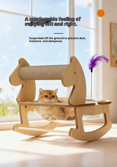 Cama Cápsula Espacial para Gatos con Cuerda de Cáñamo Resistente - Image 7
