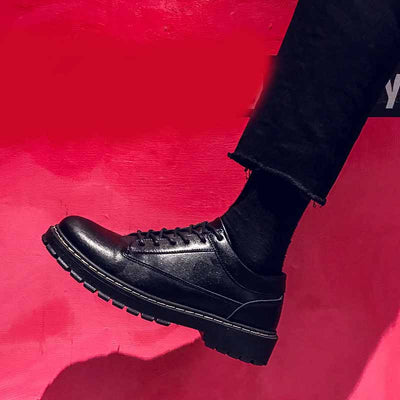 Zapatos Casuales de Cuero Brillante para Hombre - Image 3