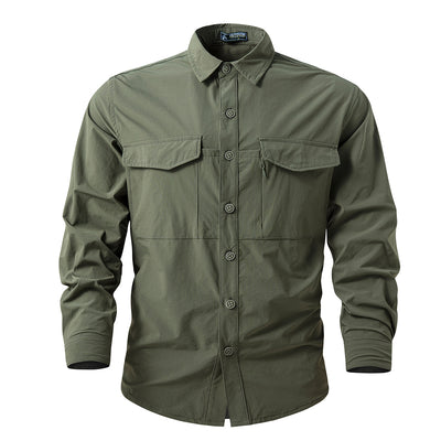Camisa Táctica de Secado Rápido Consul para Hombre - Múltiples Bolsillos Entrenamiento - Image 10