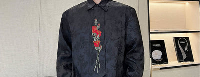Camisa Degradada con Rosa Bordada - Image 13