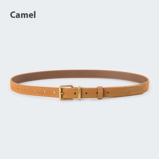 Cinturón de Cuero Gamuza Retro para Mujer - Piel de Res Premium - Image 7
