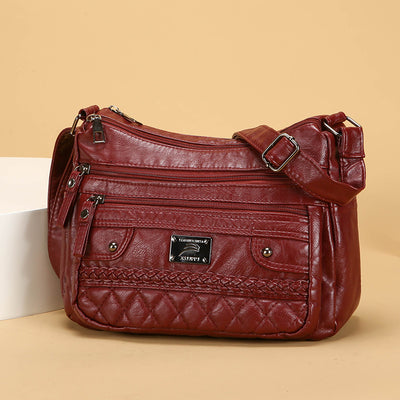 Bolso de Cuero Lavado Suave para Hombro - Image 15