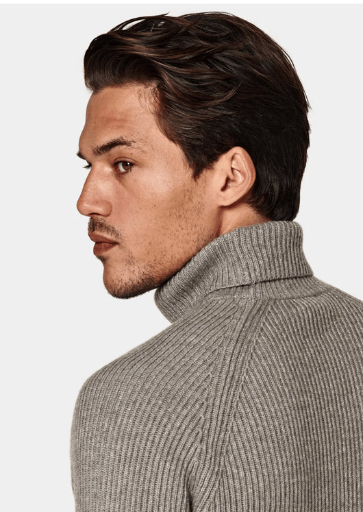 Suéter de Cuello Alto en Cashmere para Hombre - Pullover Elegante y Sofisticado - Image 19