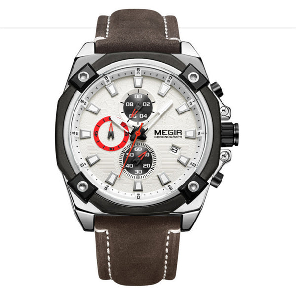 Reloj Deportivo Multifuncional con Cronógrafo y Calendario para Hombre