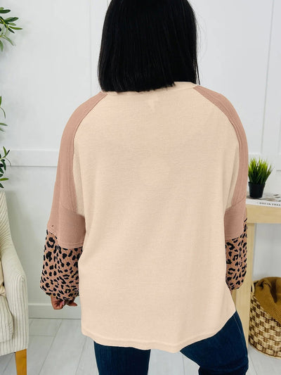 Blusa Estampado Leopardo Manga Larga con Tirantes de Diseñador - Image 7