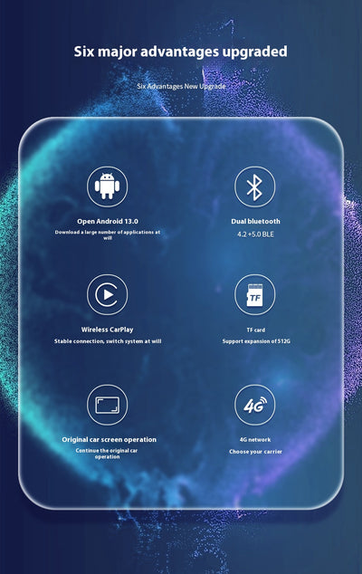 Pantalla Táctil Inalámbrica CarPlay Android 13 con Moxibustión - Image 11