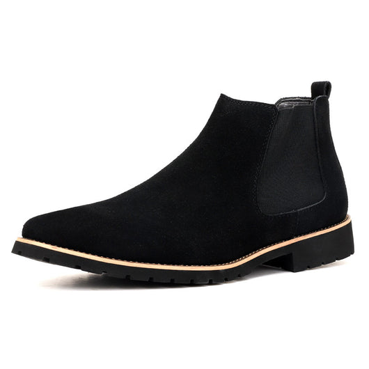 Botas Casuales de Cuero Ante Gamuza Talla Grande - Estilo Versátil y Moderno - Image 3
