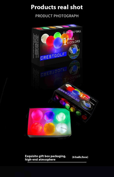 Pelotas de Golf Luminosas LED - Pack de 6 para Práctica Nocturna - Image 13