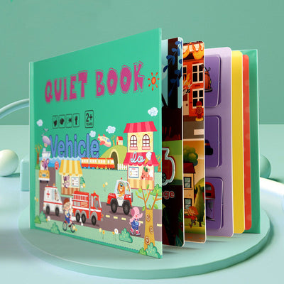 Libro Interactivo Educativo con Pegatinas - Juguete Montessori para Niños - Image 6