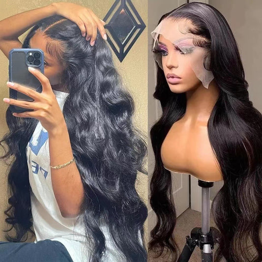 Peluca Rubia Ondas Grandes Cabello Largo Rizado para Mujeres Africanas con Encaje