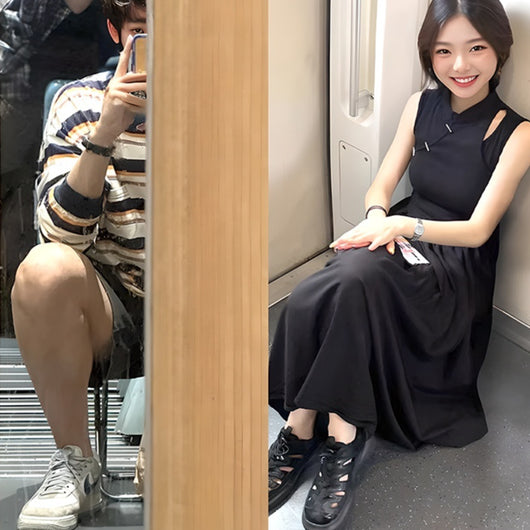 Asiento Portátil Plegable para Colas - Tren de Alta Velocidad - Image 2